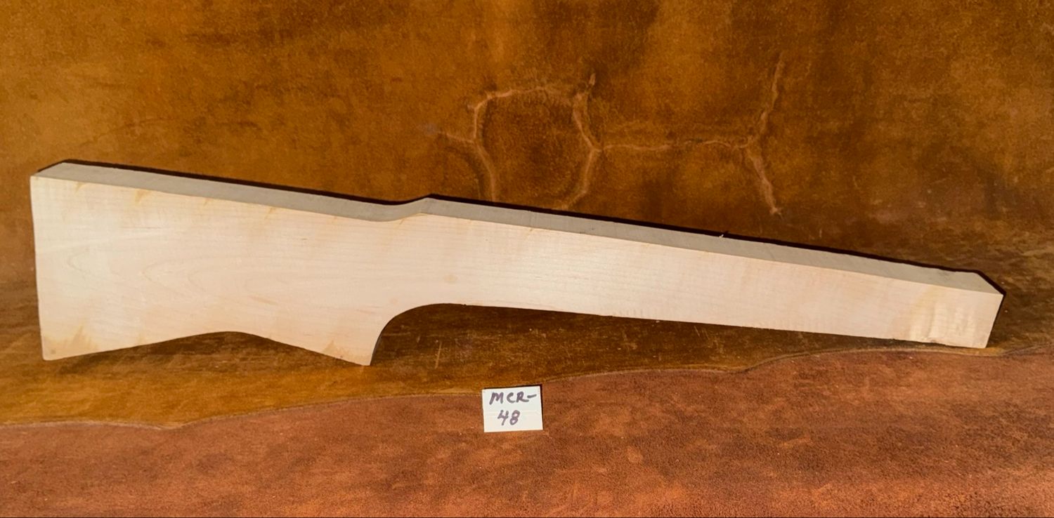 MCR-48;  MODERN CUSTOM RIFLE;  Red Maple;  31 i/4&quot; x 2 1/4&quot;