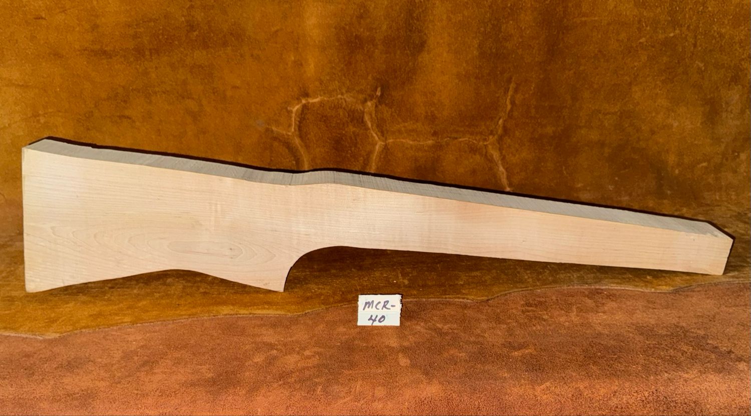 MCR-40;  MODERN CUSTOM RIFLE;  Sugar Maple; 31 1/4&quot; x 2 1/2&quot; Th