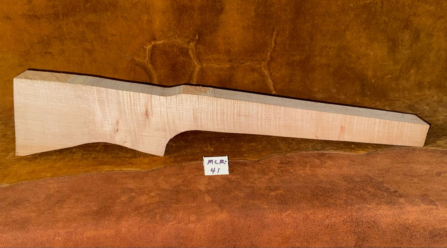 MCR-41;  MODERN CUSTOM RIFLE;  Red Maple;  31 1/4&quot; x 2 1/2&quot; Th