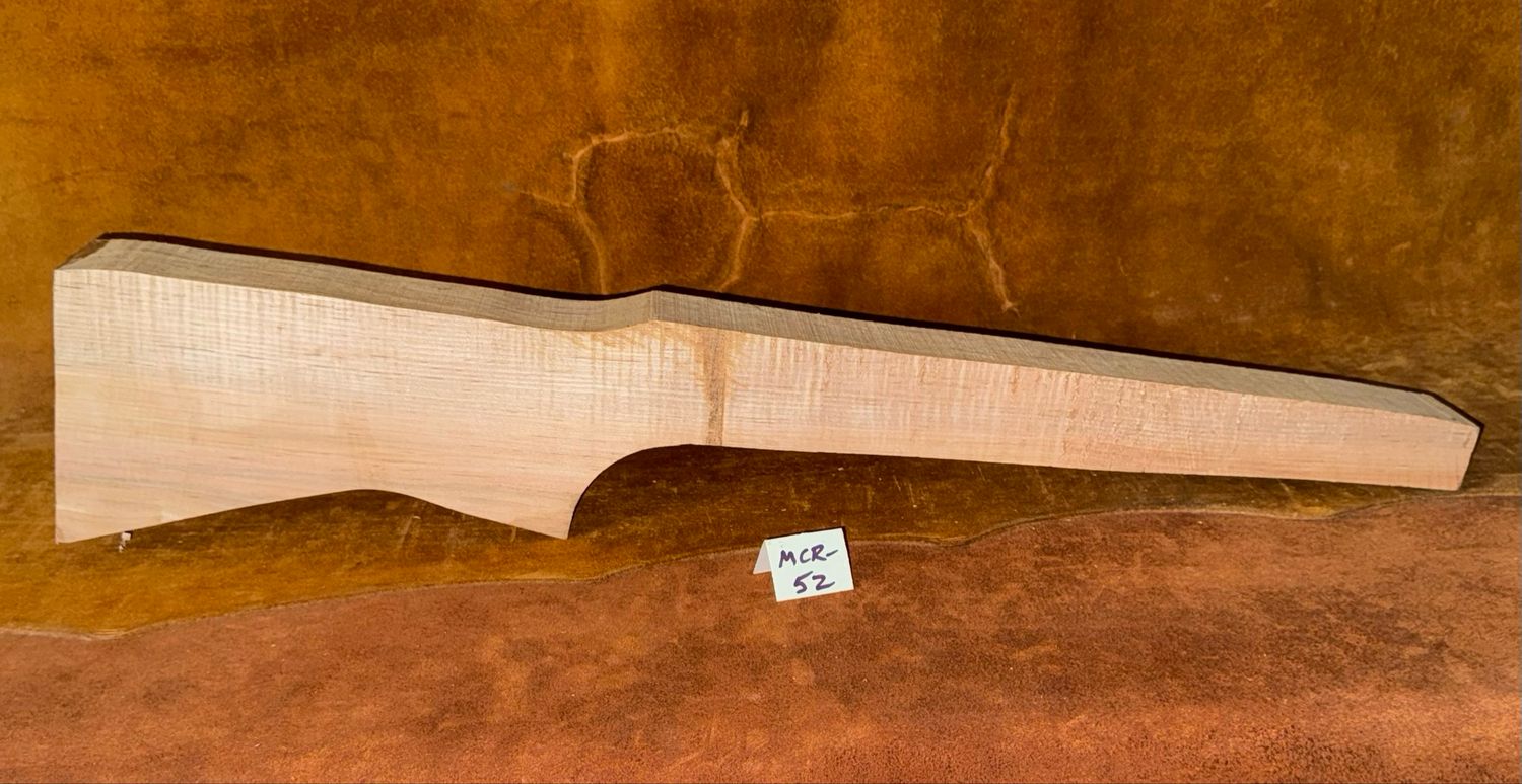 MCR-52; MODERN CUSTOM RIFLE;  Red Maple;  31&#39; x 2 1/2&quot; Thick