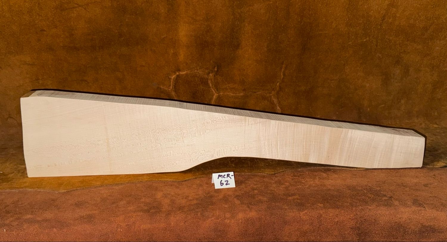MCR-62;  MODERM CUSTOM RIFLE;  Sugar Maple;  34 3/4&quot; x 7&quot;x 2 1/2&quot;