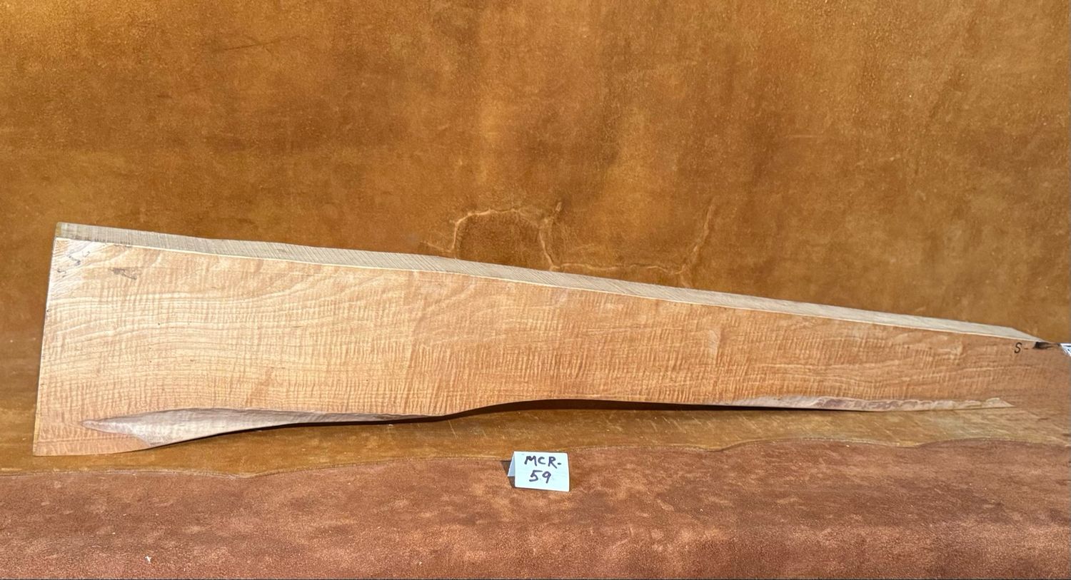 MCR-59;  MODERN CUSTOM RIFLE or MANNLICHER;  Sugar Maple;  41 1/2&quot; x 7 1/2&quot; x 2 9/16&quot;