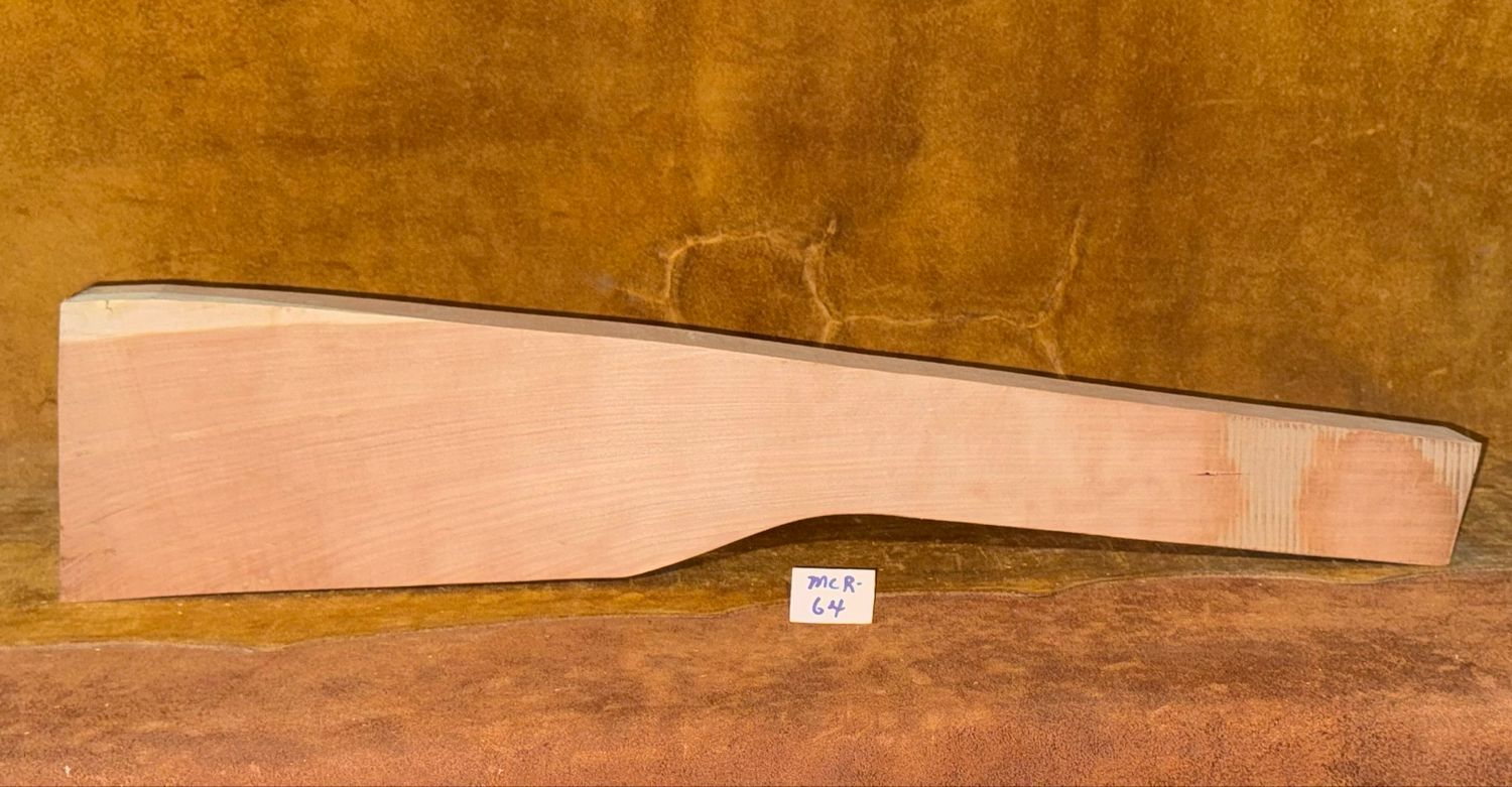 MCR-64;  MODERN CUSTOM RIFLE;  Black Cherry,  33 1/2&quot;x7&quot; x  2 1/4&quot;
