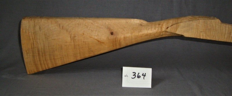 Early Lancaster Pre-carved Stock;  Curly Sugar Maple