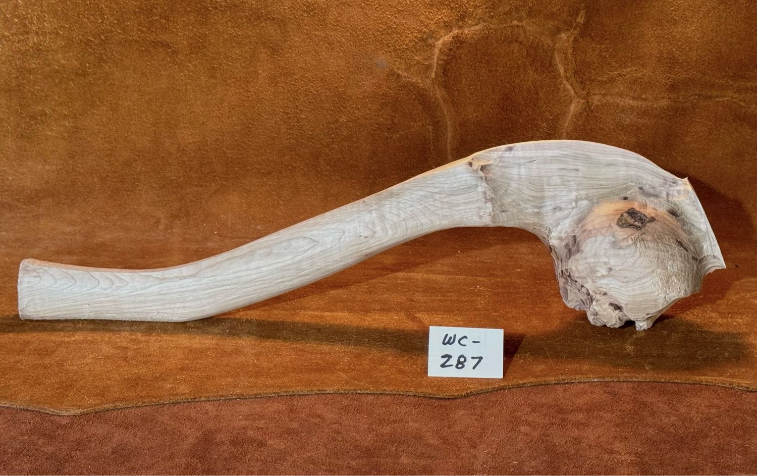 WC-287;  IROQUOIS FALSE FACE CLUB;  19 1/2" x 3 7/16"