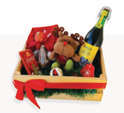 Christmas Gift Box 3 with Grape 100% Juice