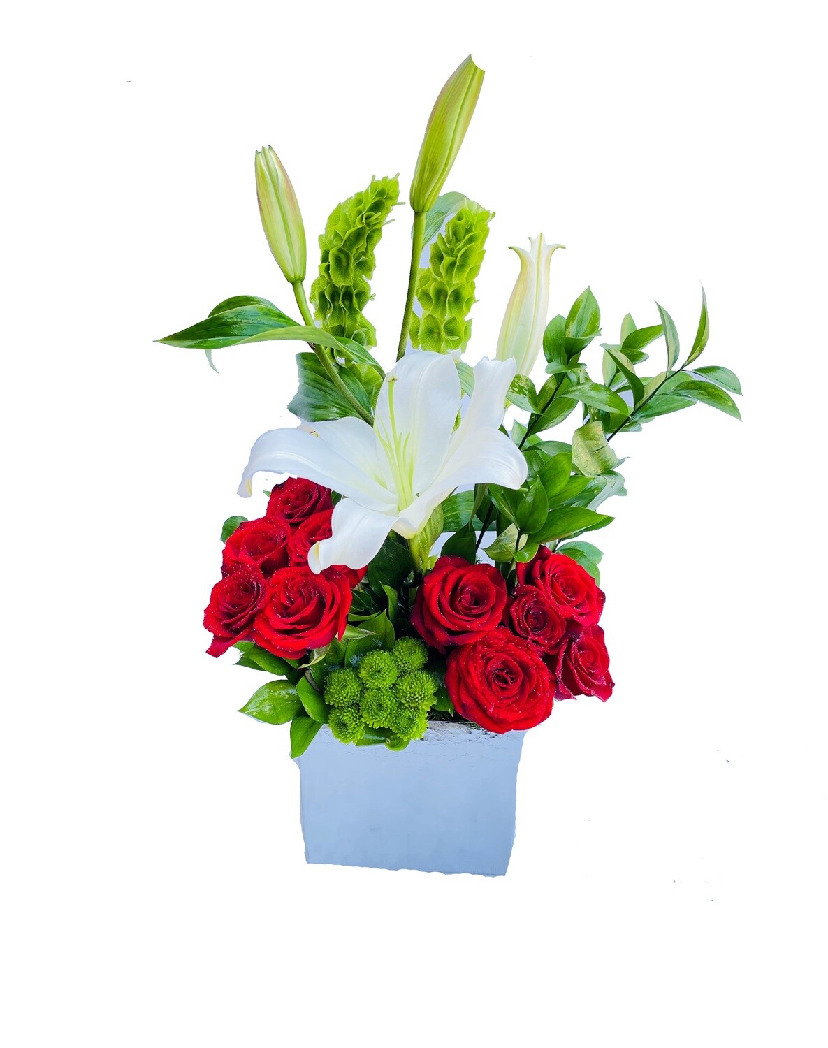 Mix flowers in box