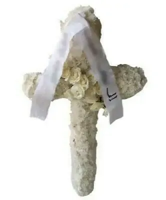 Funeral Flowers Cross
