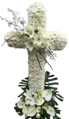 Funeral XL Flowers Cross
