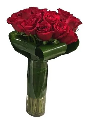 Red Roses Vase