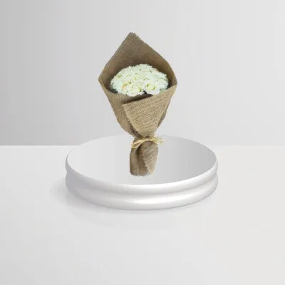 White roses Bouquet 25-150