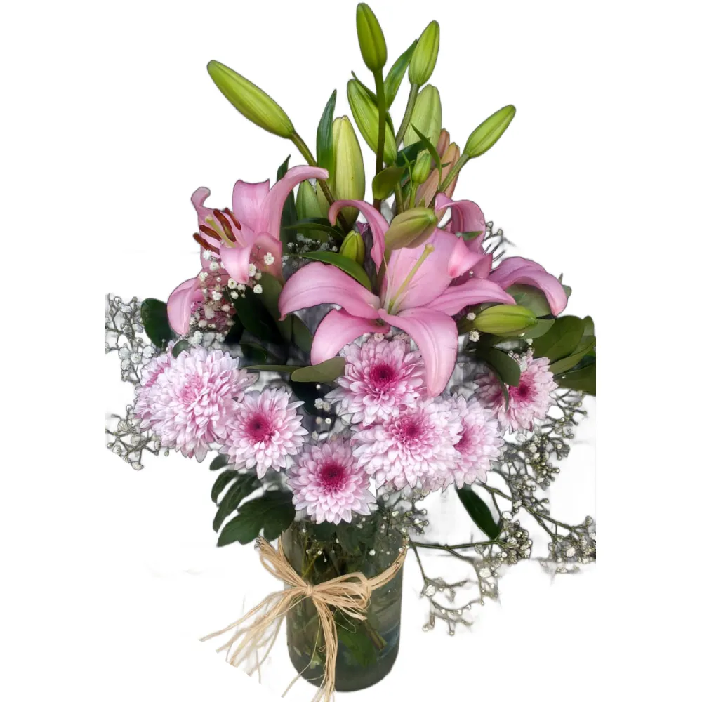 Long-Lasting Lily Blooms in Vase