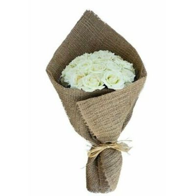 White roses Bouquet 25-150