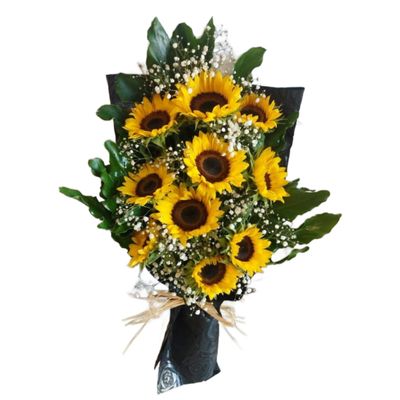 Sunflowers &amp; Baby&#39;s Breath