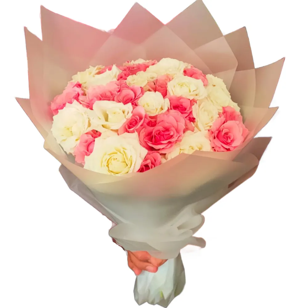 35 Pink &amp; White bouquet