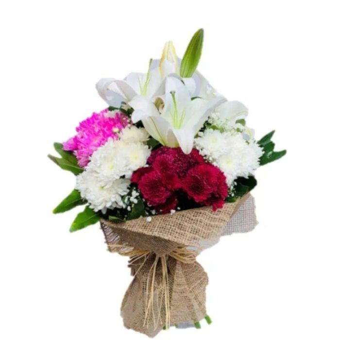 Lily &amp; Chrysanthemum Bouquet
