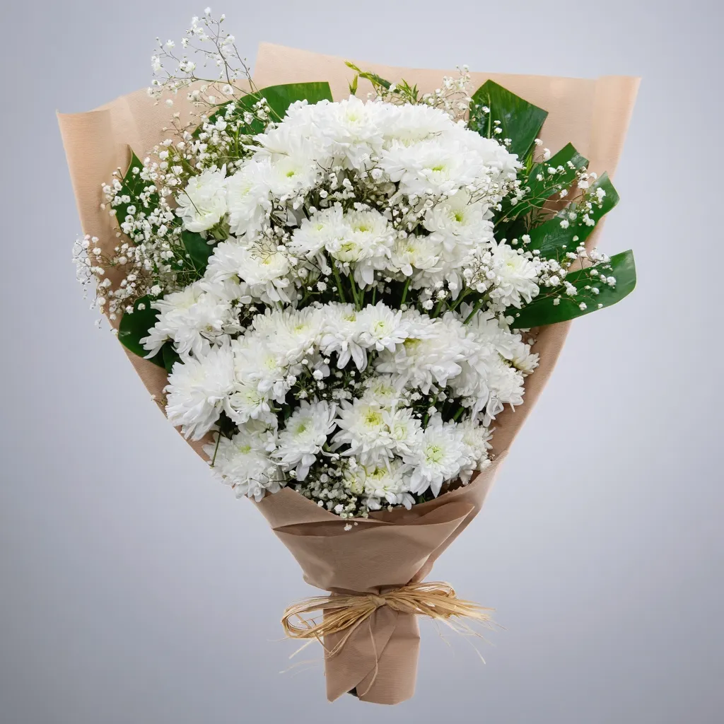 White Chrysanthemum Bouquet
