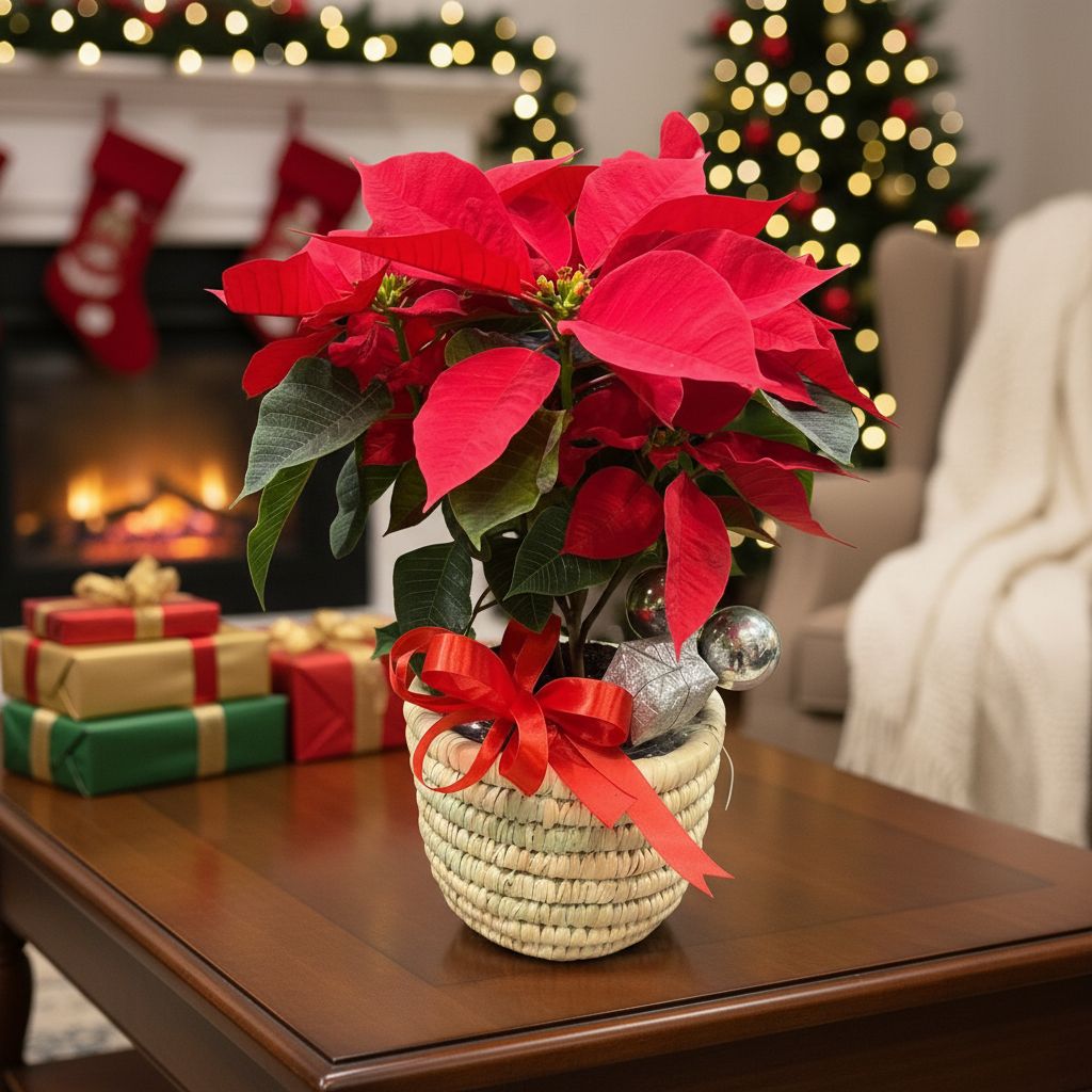 Poinsettia Flower – زهرة بنت القنصل