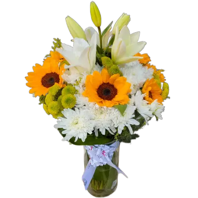 Sunflowers Vase