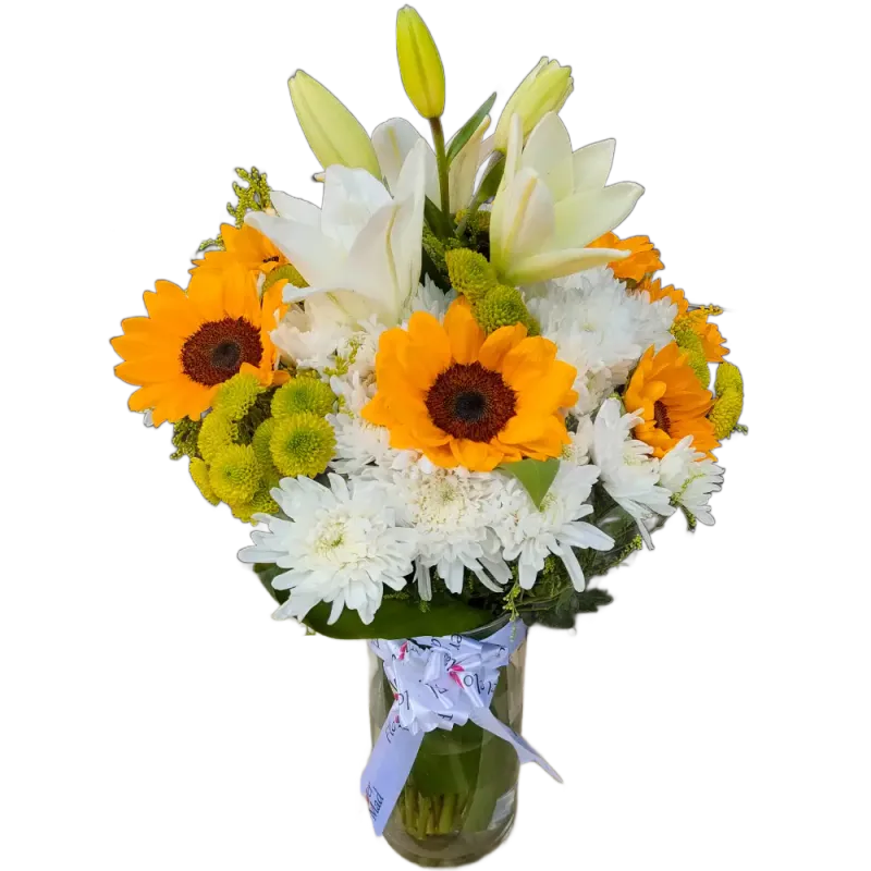 Sunflowers Vase
