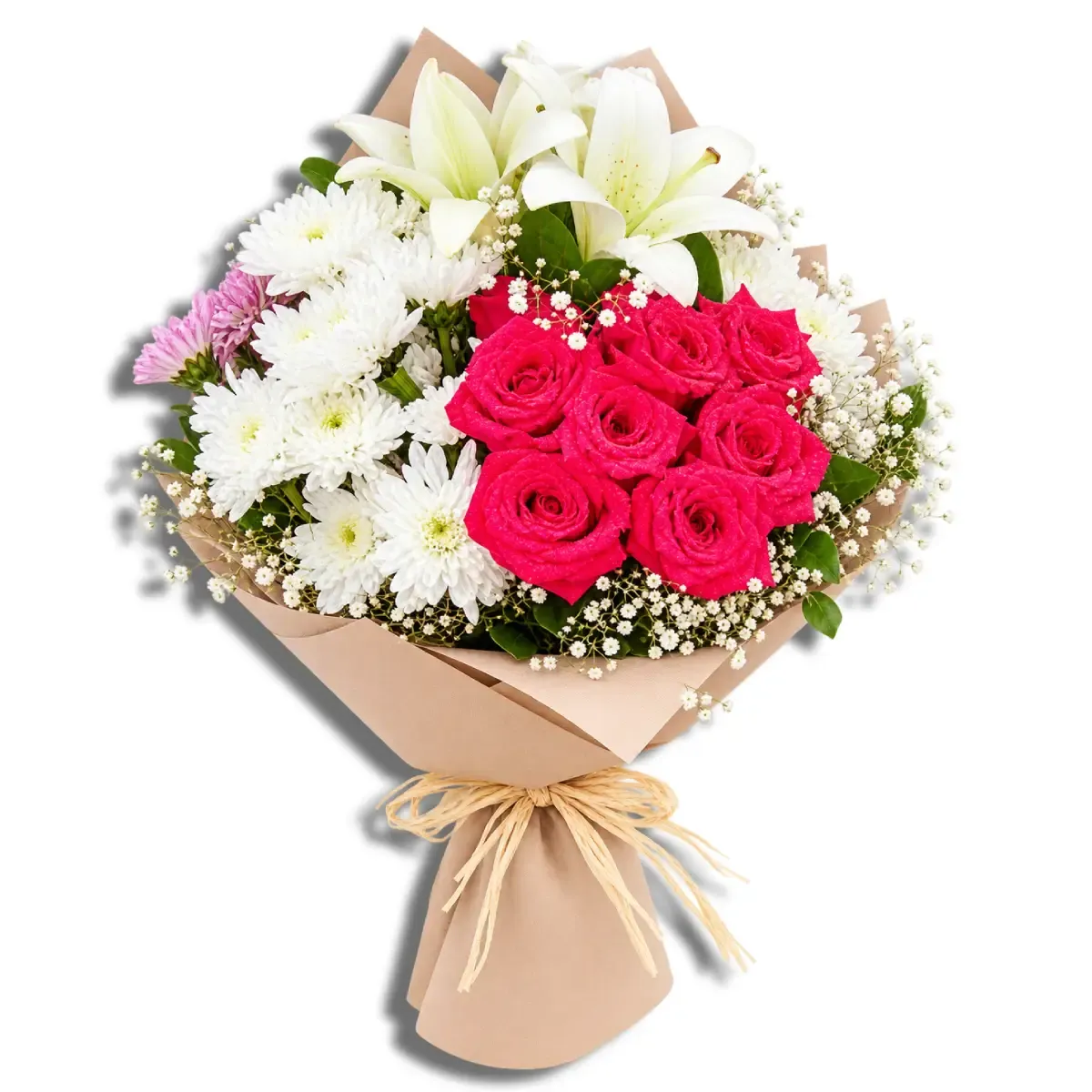 Lily &amp; Chrysanthemum Bouquet
