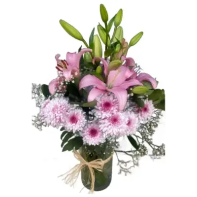 Long-Lasting Lily Blooms in Vase