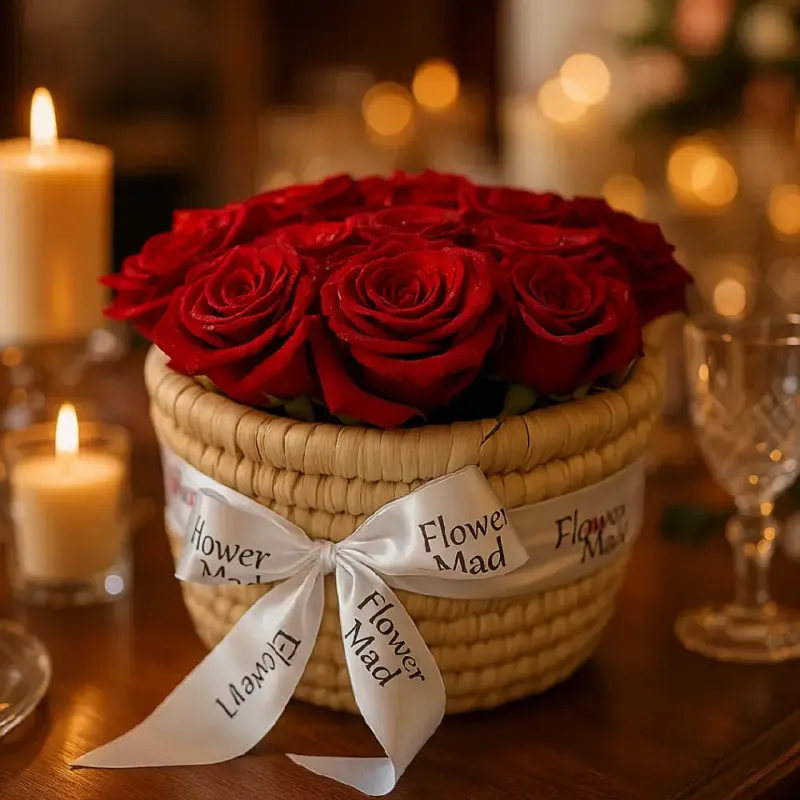 Basket of roses