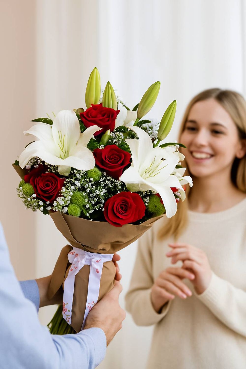 Red Roses &amp; White Lilies Harmony