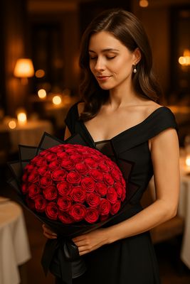 Red roses Bouquet 50-150