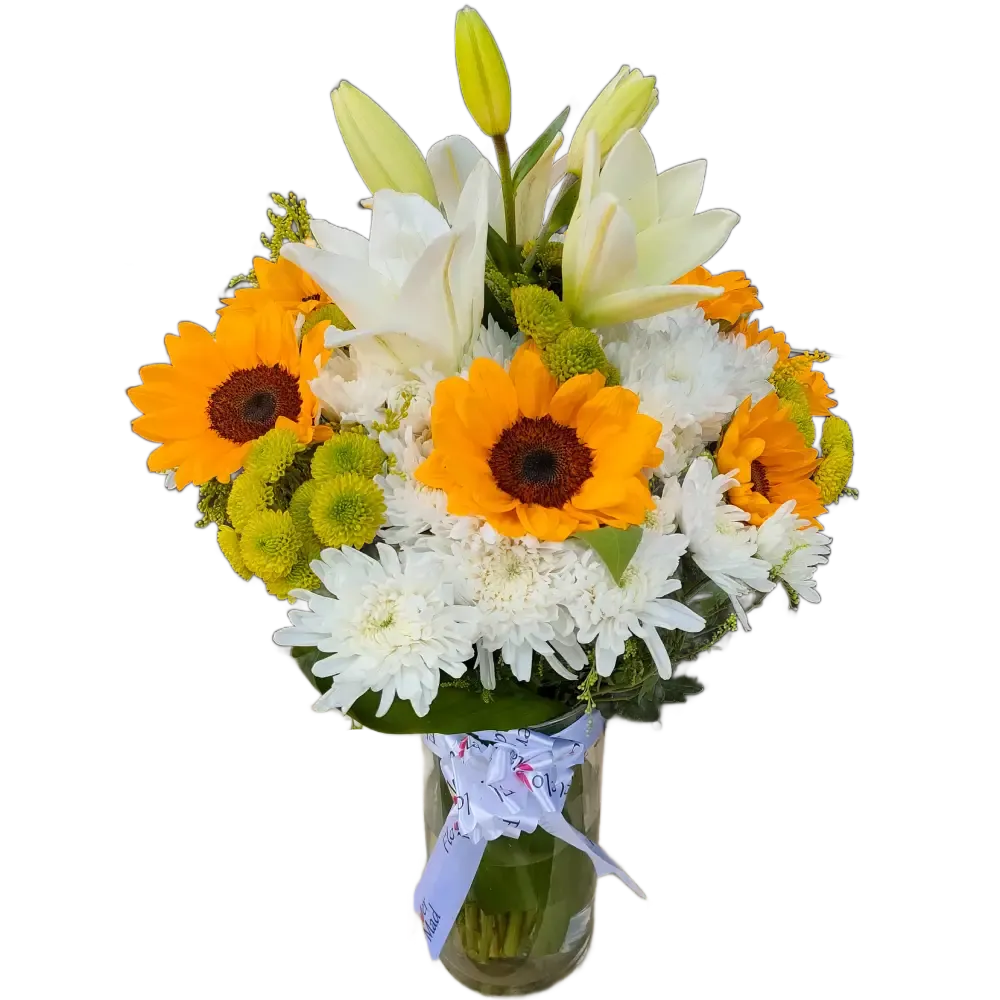 Sunflowers Vase