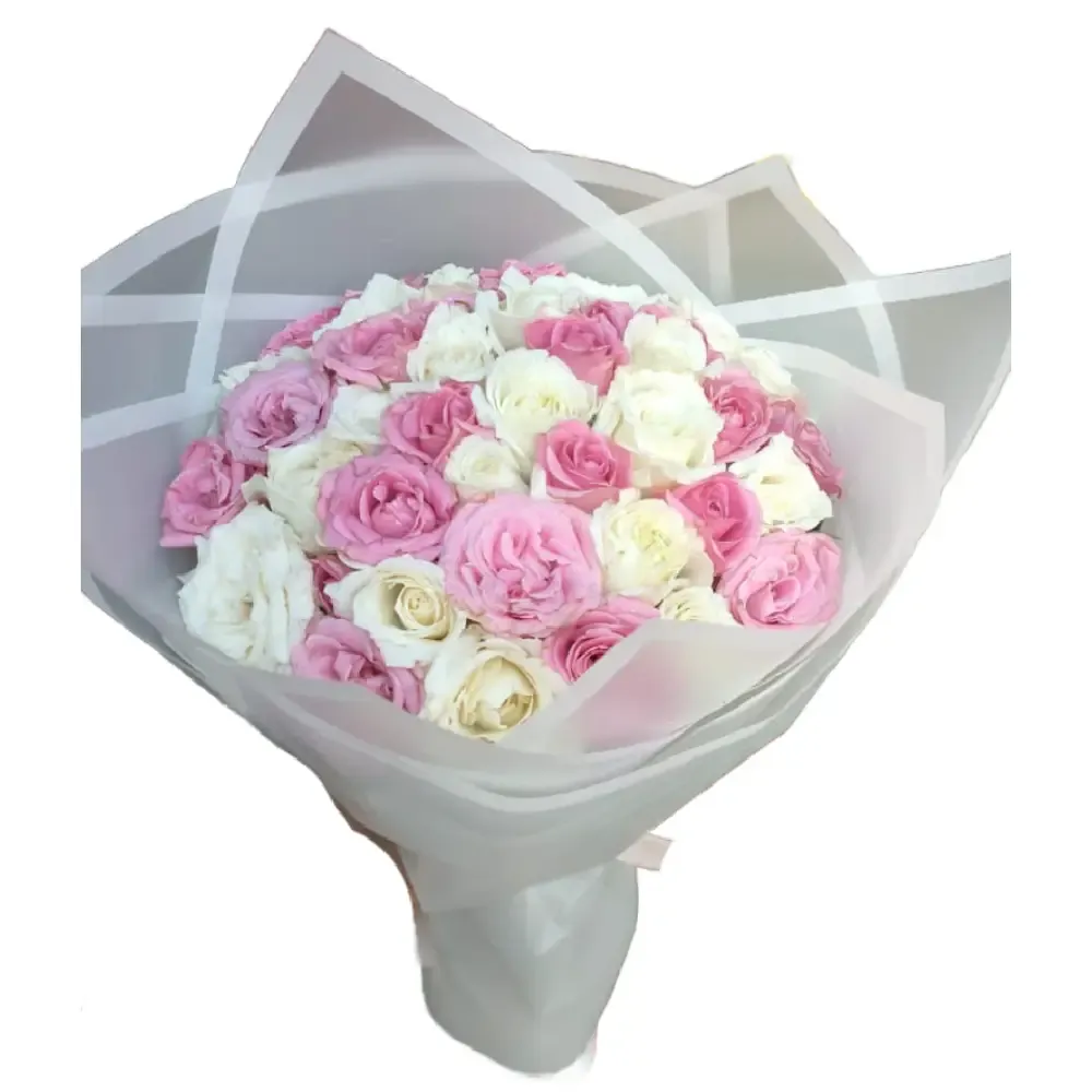 25 Pink &amp; White bouquet