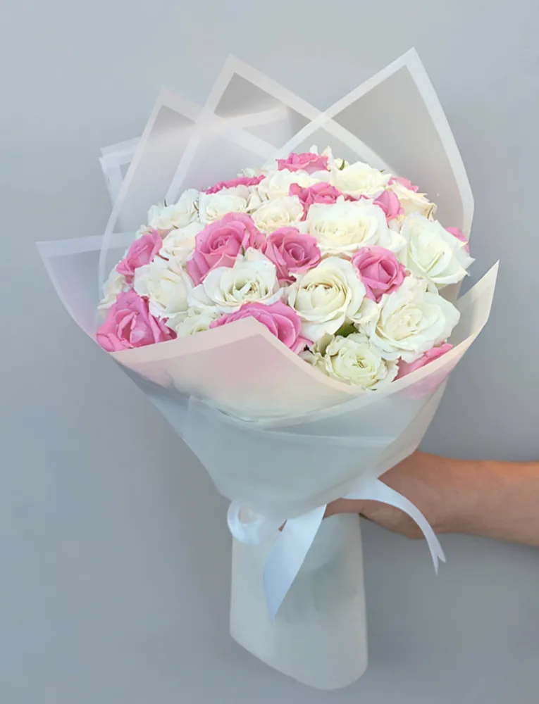 25 Pink &amp; White bouquet