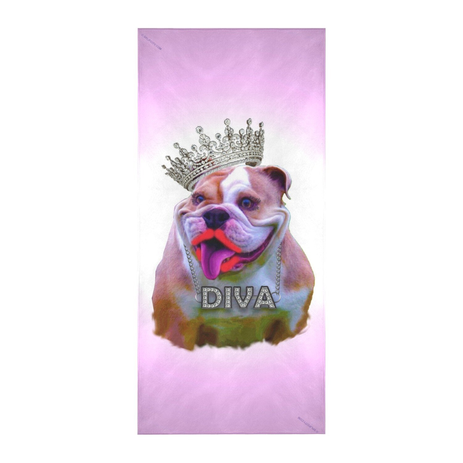 SC Diva Dog beach towel