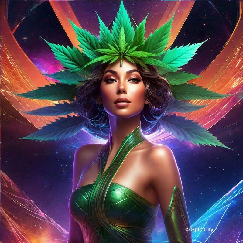 Cannabis Queen 2 coaster