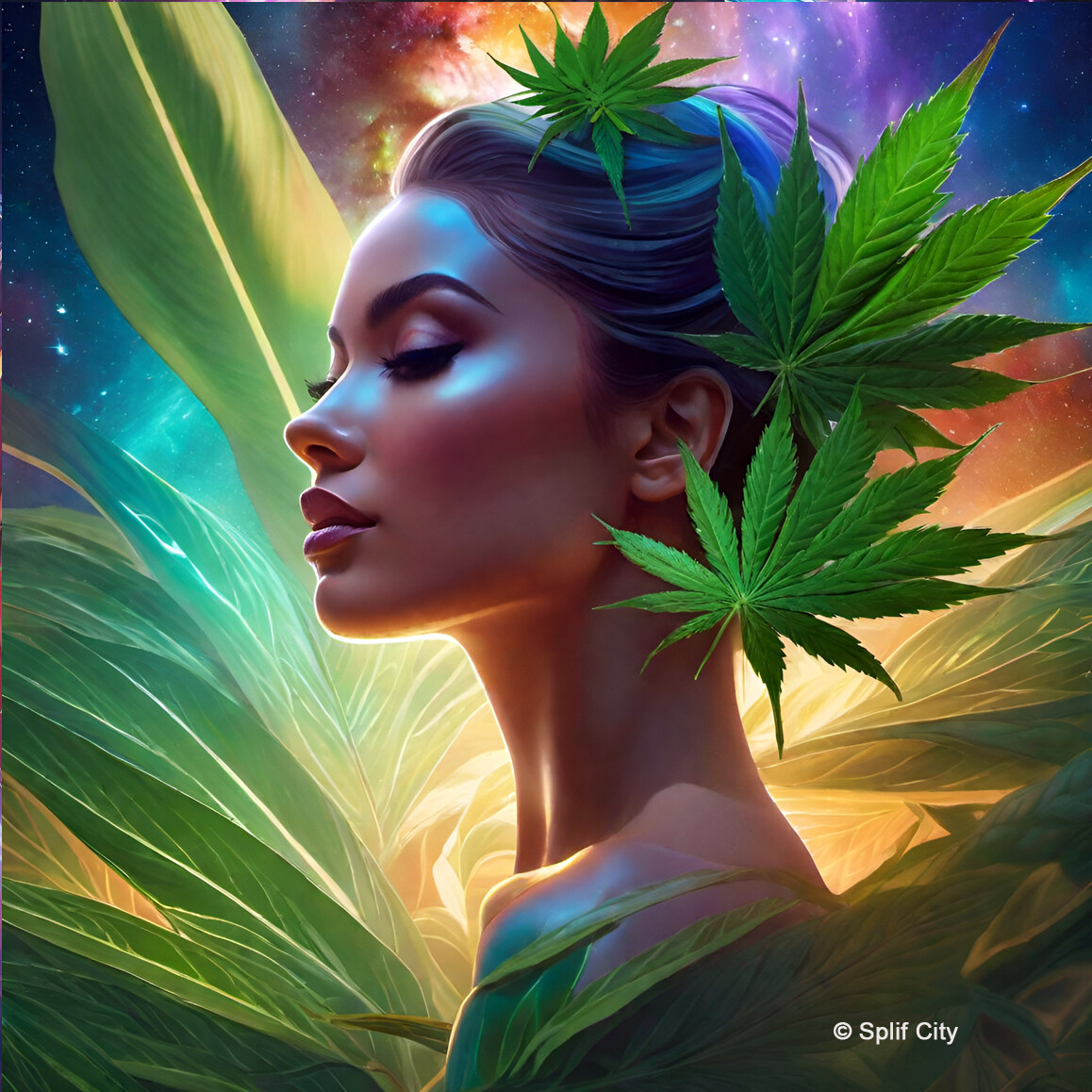 Cannabis Queen 5 coaster