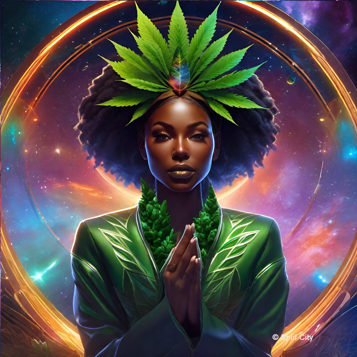 Cannabis Queen 1 coaster