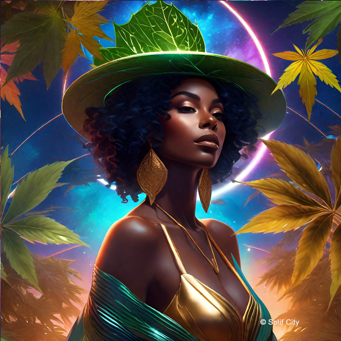 Cannabis Queen 3 coaster