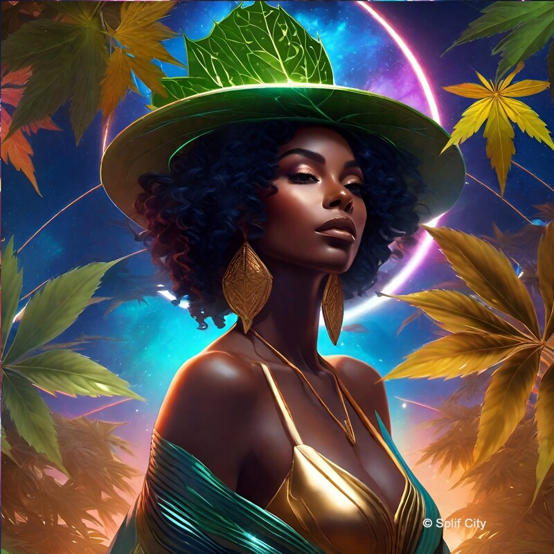 Cannabis Queen 3 coaster