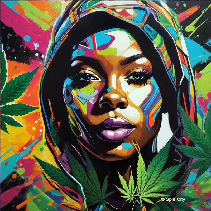 Cannabis Queen 6 coaster