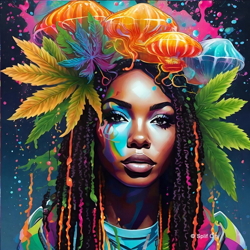 Cannabis Queen 7 coaster