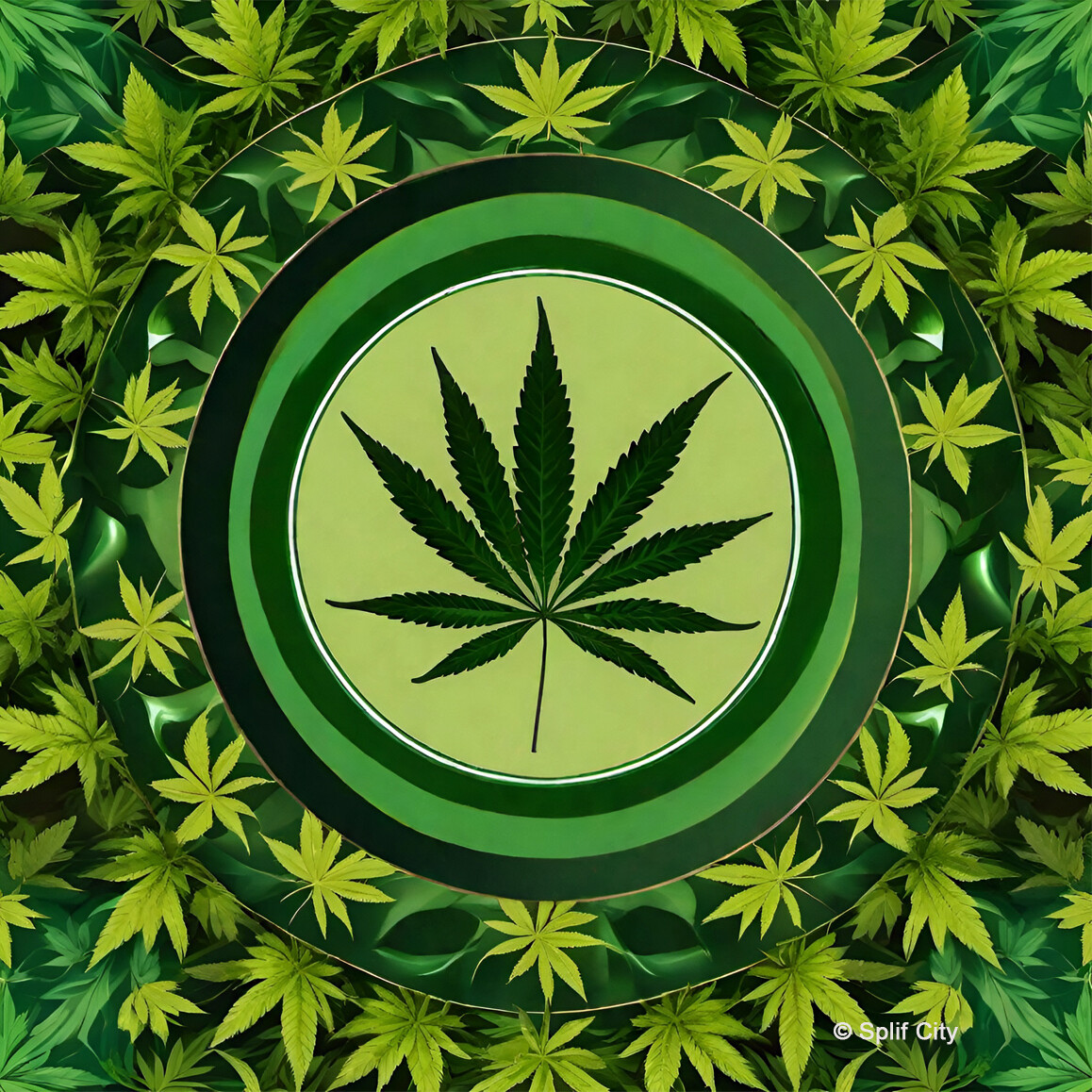 Cannabis 1 coaster