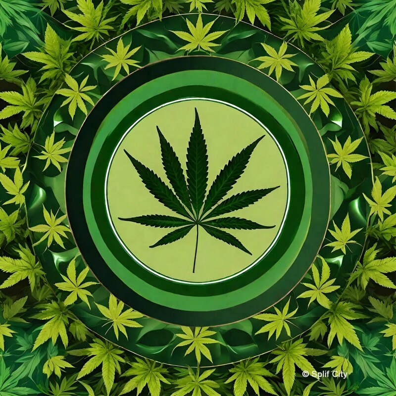 Cannabis 1 coaster