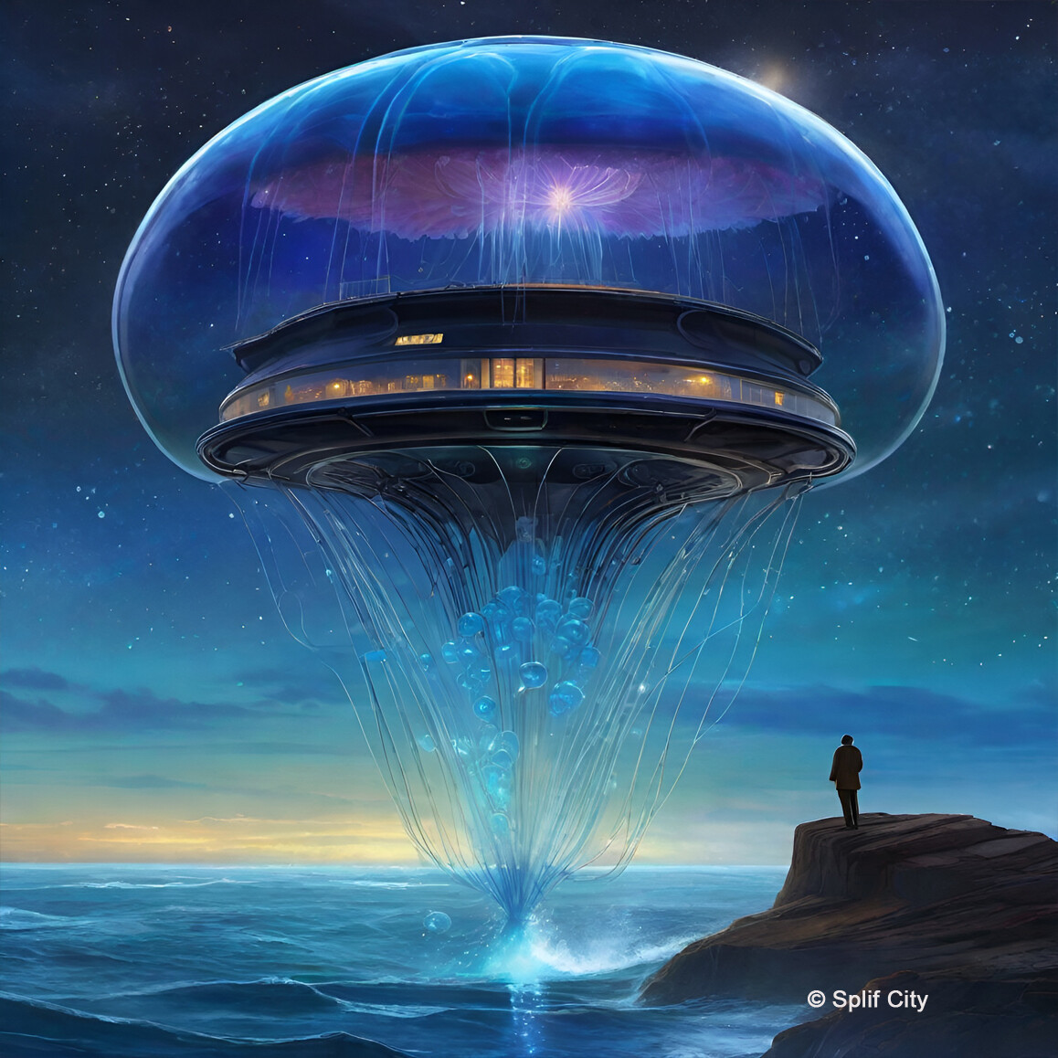 Jellyfish Spaceship 1 coaster