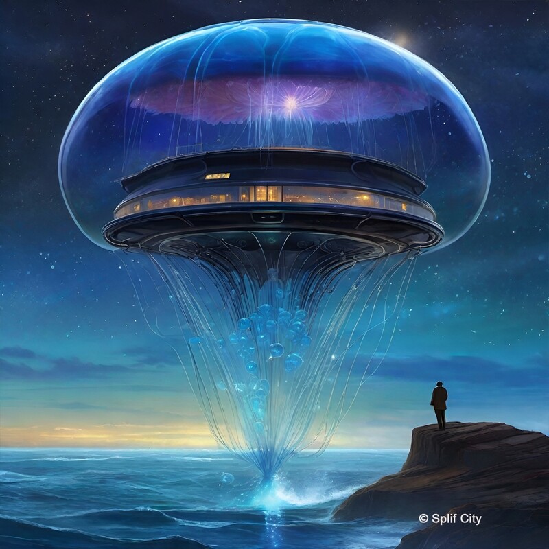 Jellyfish Spaceship 1 coaster