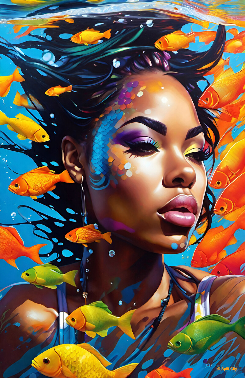 SC Mermaid solo 2 print