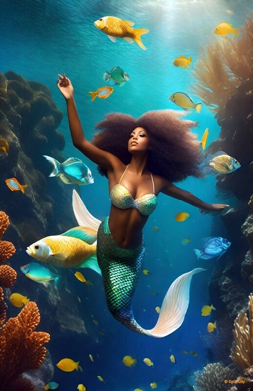 SC Mermaid solo 7 print