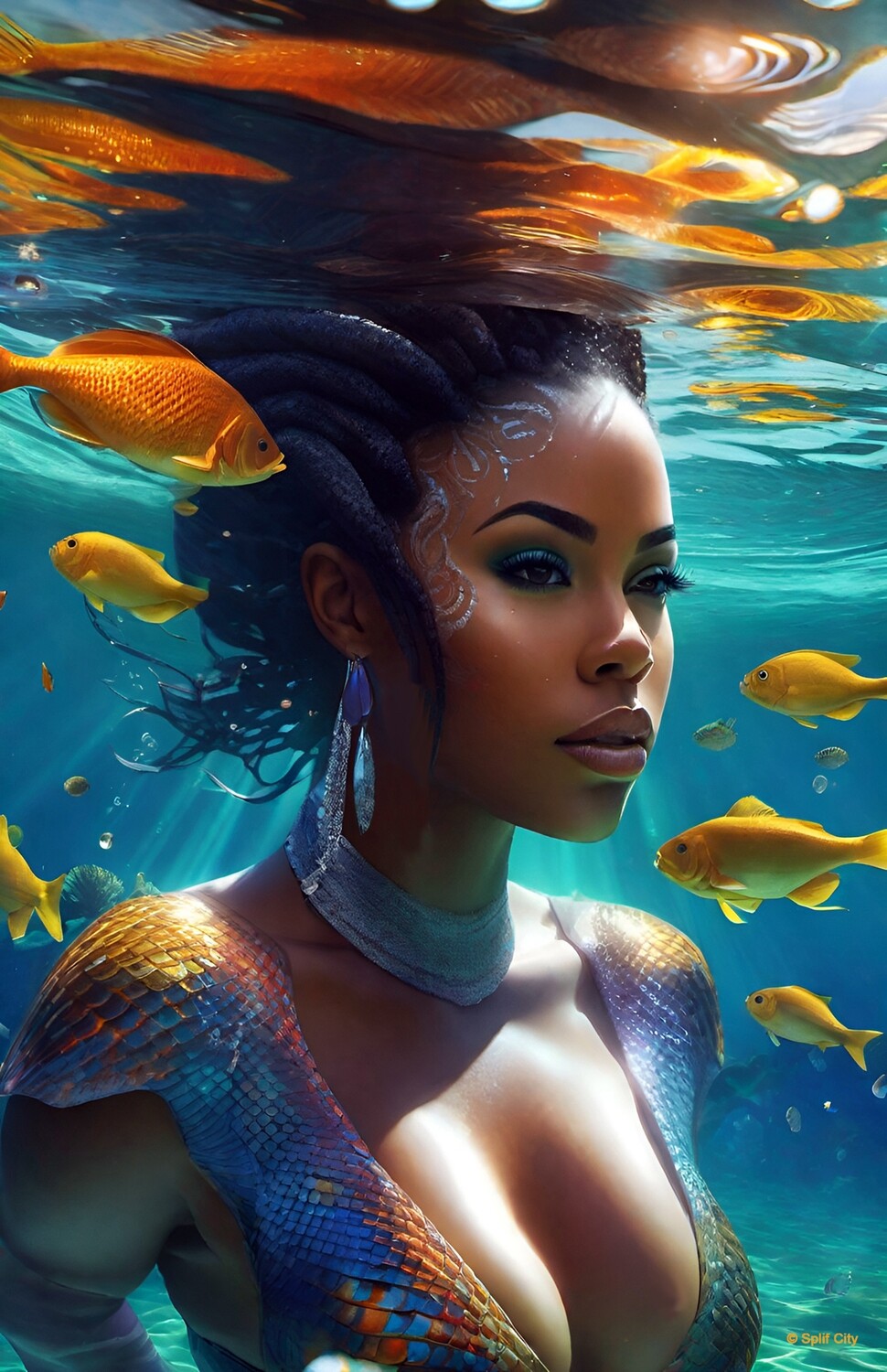 SC Mermaid solo 5 print