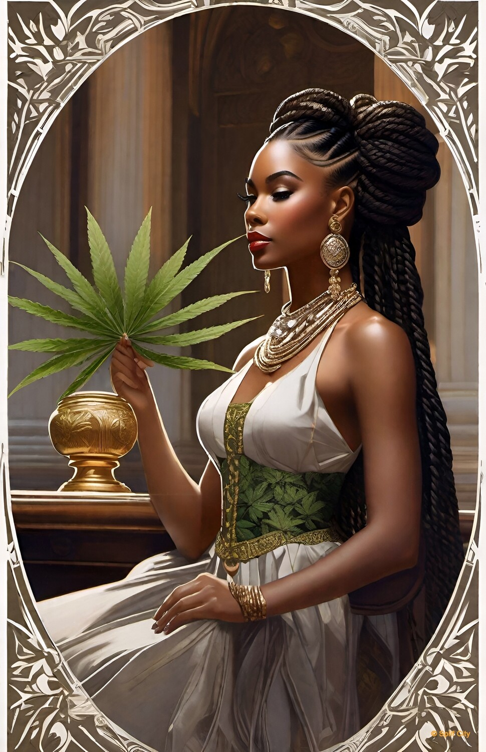 SC Cannabis Queen 16 print
