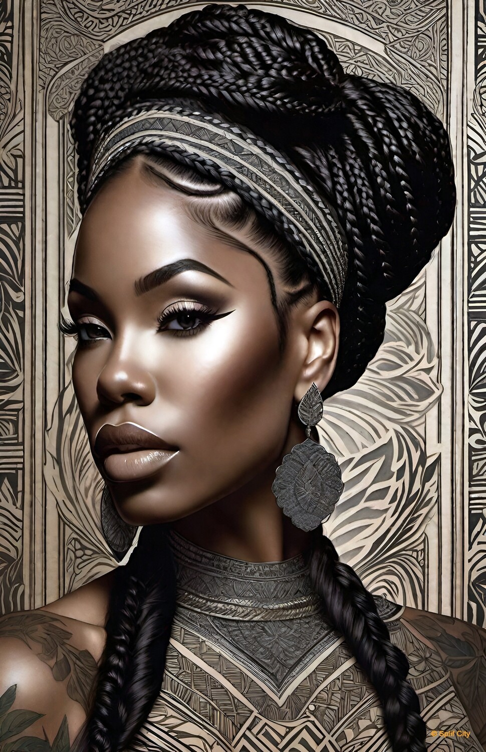 SC Cannabis Queen 17 print