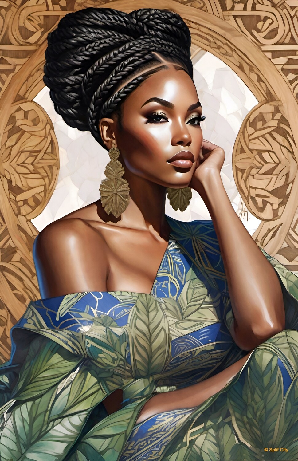 SC Cannabis Queen 18 print